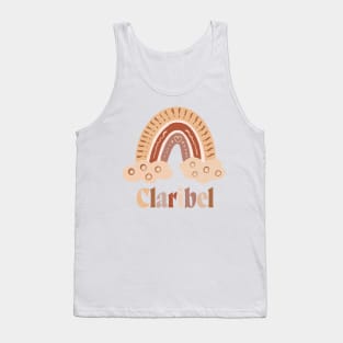 Hand Name Written Of Claribel Tank Top